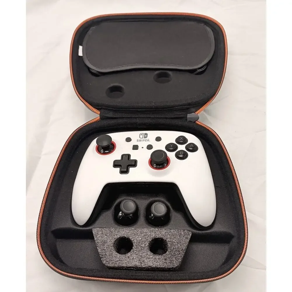 Power A Fusion Pro Wireless Controller for Nintendo Switch - White Black Tested